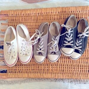 Classic Converse All-Star Bundle - Black, White, and Grey